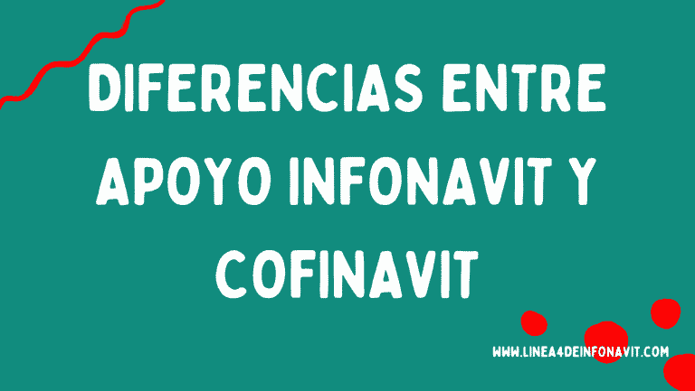 Diferencias entre Apoyo Infonavit y Cofinavit